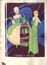 ART DECO ADVERTISEMENT FOR SCHWEPPES SODA WATER, 1931