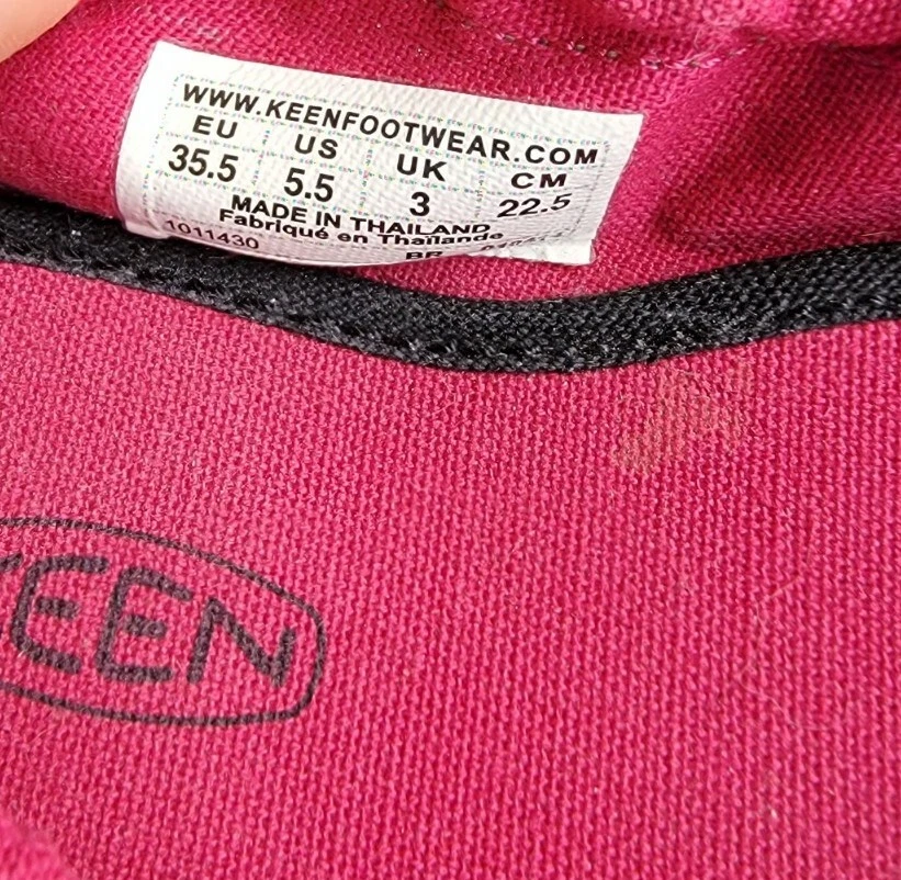 Zapatos planos sin cordones de ballet de lona con lazo Cortona verde camuflados Keen para mujer talla 5,5 Foto 3 de 4