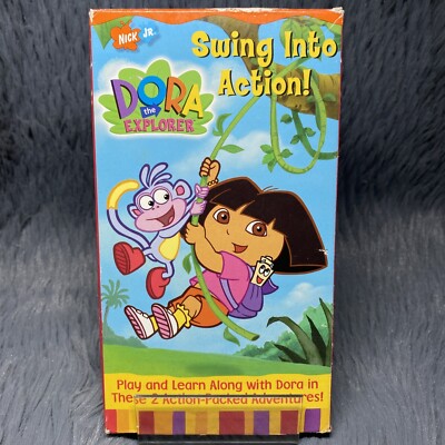 Dora the Explorer - Swing Into Action VHS 2001 Nick Jr