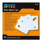 POWER-TEC SHIM MASK X 3 IDEAL STOP PAINT RUNS SANDING CHIPS STENCIL FLAT