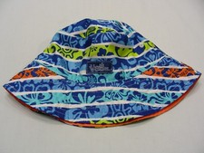 UV SKINZ - TROPICAL ORANGE REVERISBLE - 4T 51cm SIZE BUCKET HAT SUN CAP