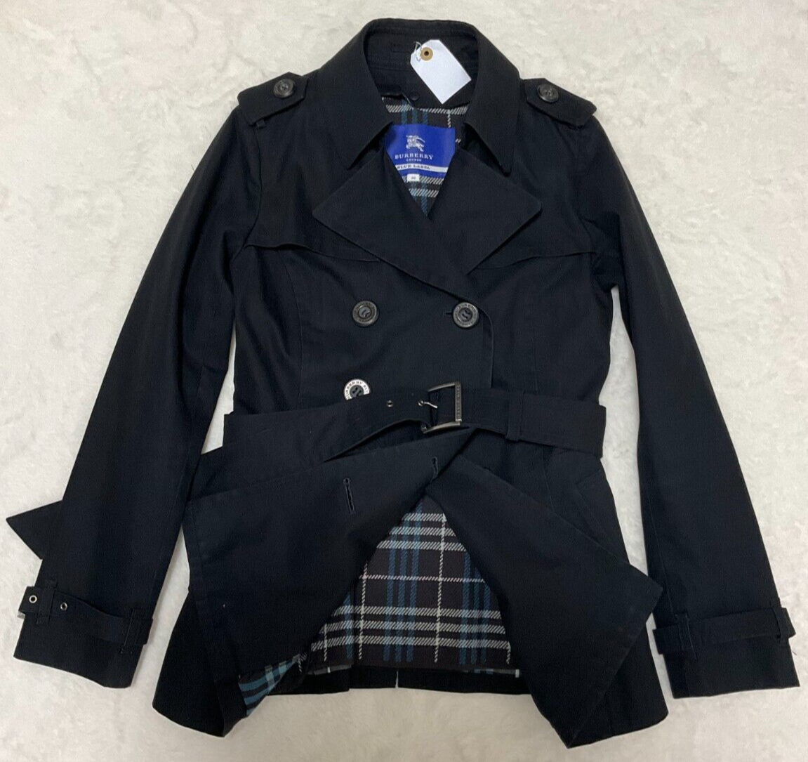 レディースウェア Burberry blue label small Burberry Blue Label Women's Short Trench Coat w/Liner Asian