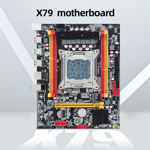 X79 PC Mainboard NVME M.2 SSD LGA 2011 Computer Processors Motherboard PCI-E 16X - Bild 5 von 11