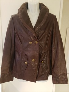 guess brown coat