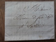 Lettre Château de la Verdière pour Mr de Forbin d’Oppede 1831