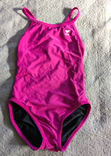 TYR Diamondfit Reversible One Piece Swimsuit Womens Size 32 Black Pink