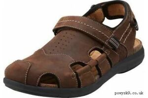 Clarks Mens ** Unbryman Bay Brown Lea 