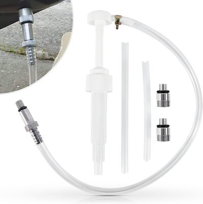 Boat Marine Outboard Lower Unit Gear Oil Change Lube Pump with 8mm 10mm Adapter