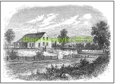 The Hudson, Gen Gate's HQ, NY State, c1890, MODERN REPRODUCTION