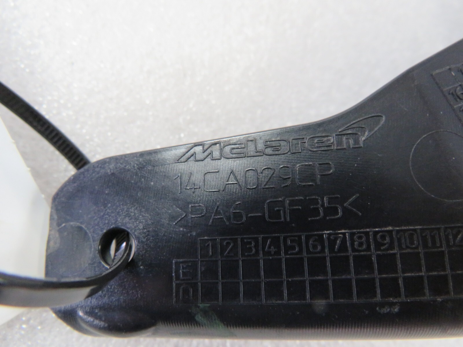 Mclaren 720S, LH, Left, A-Arm Fin, Used, P/N 14CA029CP