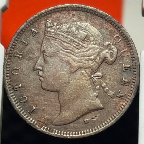 STRAITS SETTLEMENTS 1872 H 1/2 CENT KM8