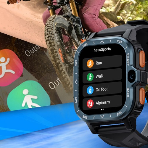 Montre Connectée WiFi 4G Android Double Caméra Montre de Sport Fitness Tracker GPS 2G+16G - Photo 6 sur 13