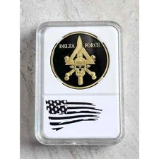 Counterterrorism U S ARMY DELTA FORCE Challenge Coin With Case