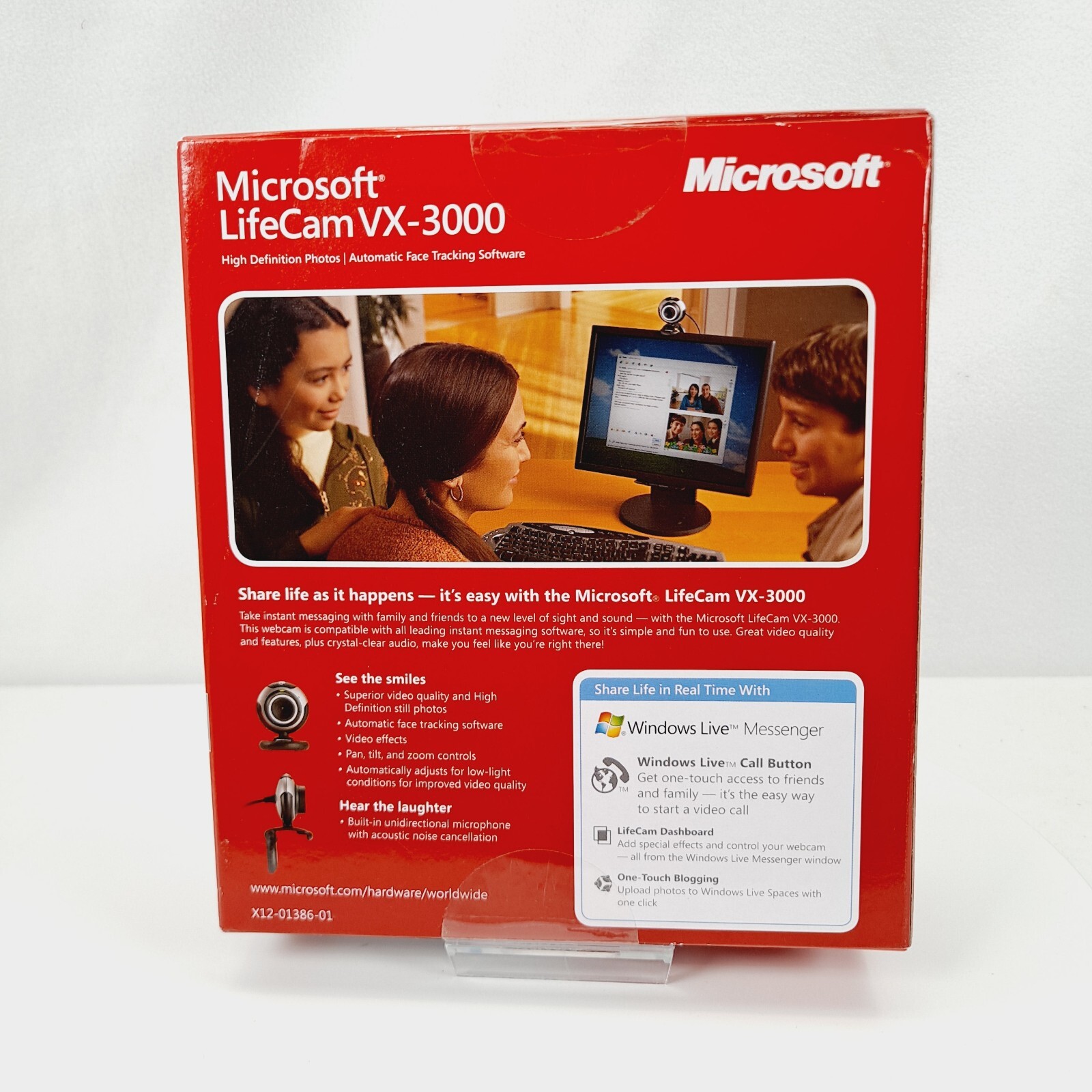 Microsoft Lifecam Vx 3000 Webcam Windows Vista Compatible Web Cam Factory Seal Ebay