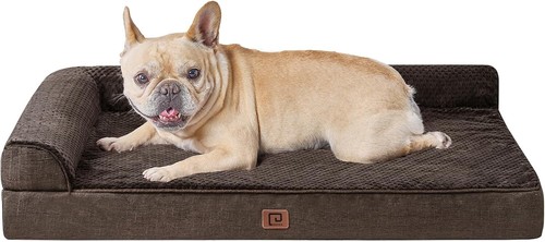 Orthopedic Memory Foam Dog Bed - Waterproof with Removable Cover, 30x20 Inches - Picture 3 of 11