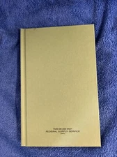 USGI Military Journal Notebook, Hardcover. Green, Lined