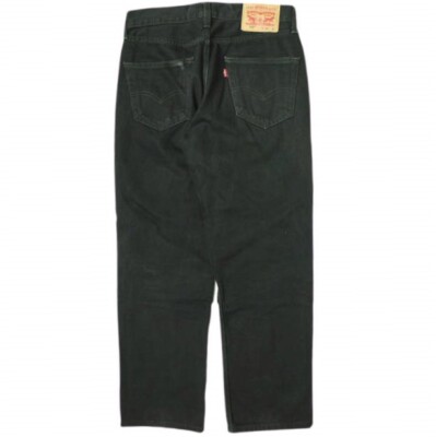 Levi's RELAXED FIT BLACK DENIM PANTS 00550-0260 29 black Levi's RELAXED FIT BLACK DENIM PANTS 00550-0260 29 black