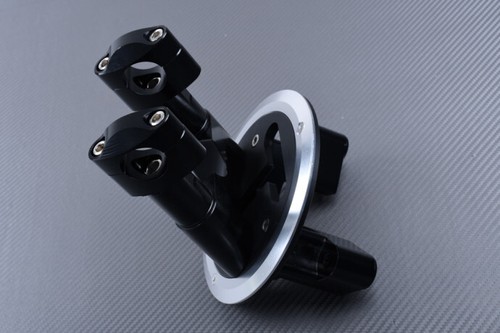 Kit Riser Manubrio Alluminio-Nero YAMAHA TMAX 500 T-MAX SJ06 2008-2011 - Picture 7 of 10