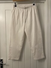 ANTHOLOGY LADIES IVORY CROPPED JEGGINGS UK SIE 14 BNWT
