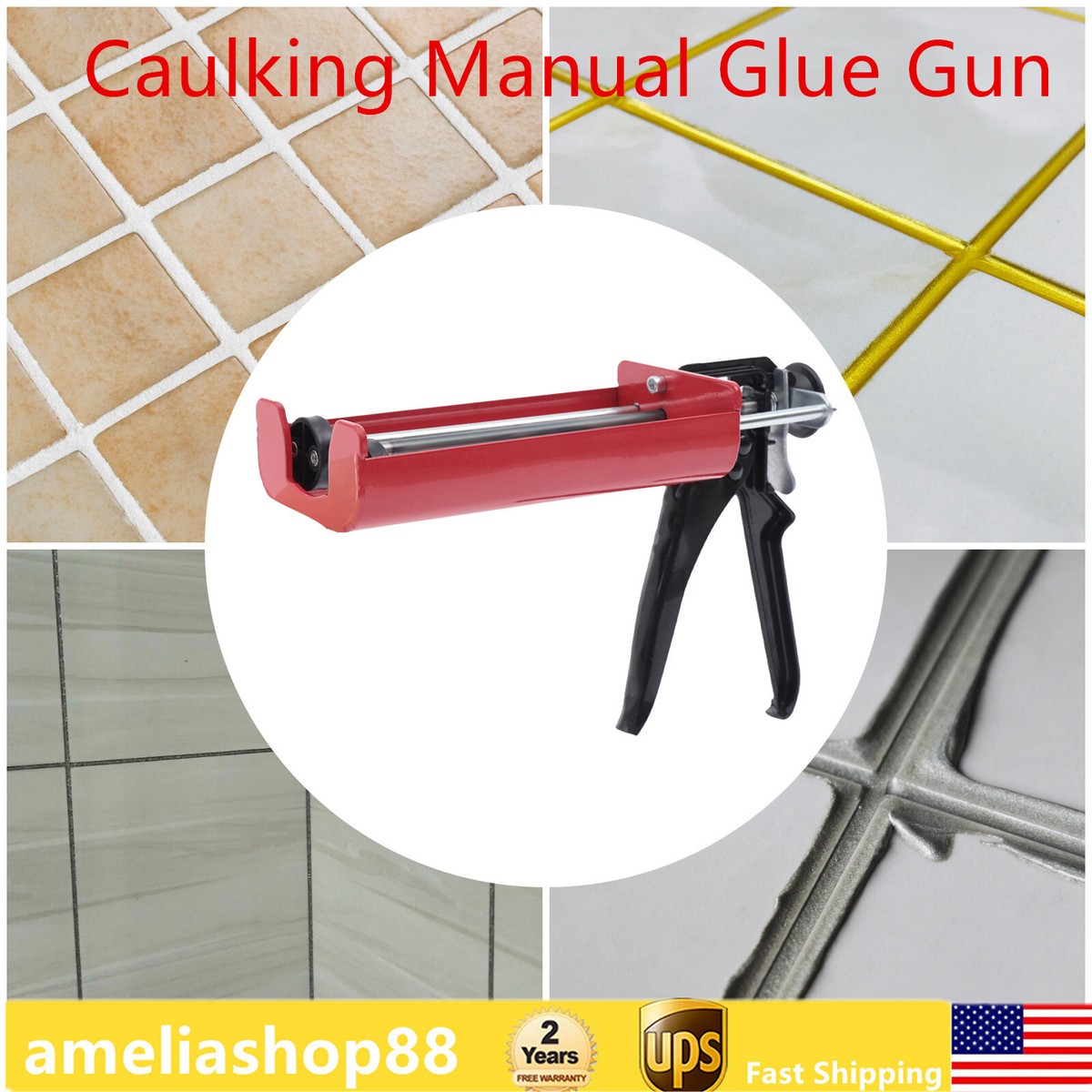 Manual Epoxy Applicator Gun 400 Ml(1: 1 Mix Ratio) Dual Component