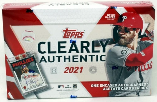 2021 TOPPS CLEARLY AUTHENTIC BASEBALL HOBBY BOX BLOWOUT CARDS