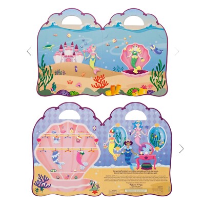 melissa and doug mermaid dress up Melissa & Doug Dress-Up, Princess & Mermaid Puffy Sticker Bundle