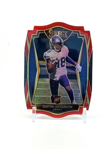 Justin Jefferson 2020 Select Red? Die-Cut Rookie #161