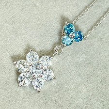  27-16 Diamond Necklace D1.00ct Flower
