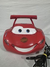 VTG Disney Cars Lightning McQueen 95 CD FM/AM Radio Boombox Pixar TESTED WORKS