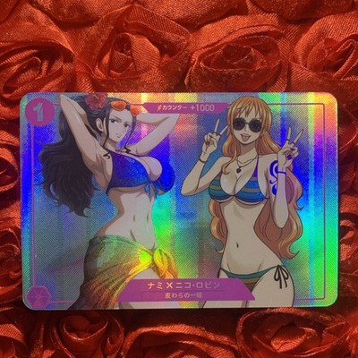 Nami BOA HANCOCK ONE PIECE BABY Goddess Anime Holo ACG Girl Sexy Card Sunny