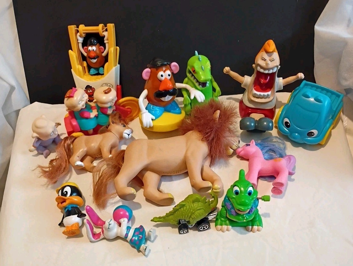 Vintage 90s mix Toy Lot Small Collectibles McDonald's Hasbro