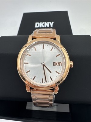 DKNY Soho D watch with rose gold bracelet NY6622