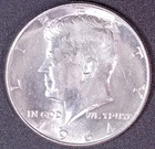 1964-P Kennedy Half Dollar 90% Silver Brilliant Uncirculated From a Mint Roll