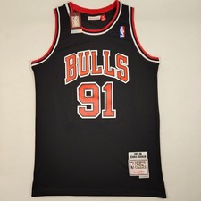Rodman 91 97-98 season Retro black embroidered