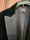 Theory Black Velvet Tuxedo Jacket Women's Size 12-$598 — photo 2
