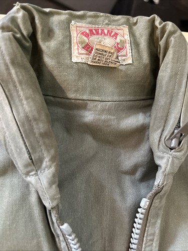 Vintage Banana Republic Vest Mens Small Safari Multi Pocket Stowaway Hood Cotton - Picture 2 of 7