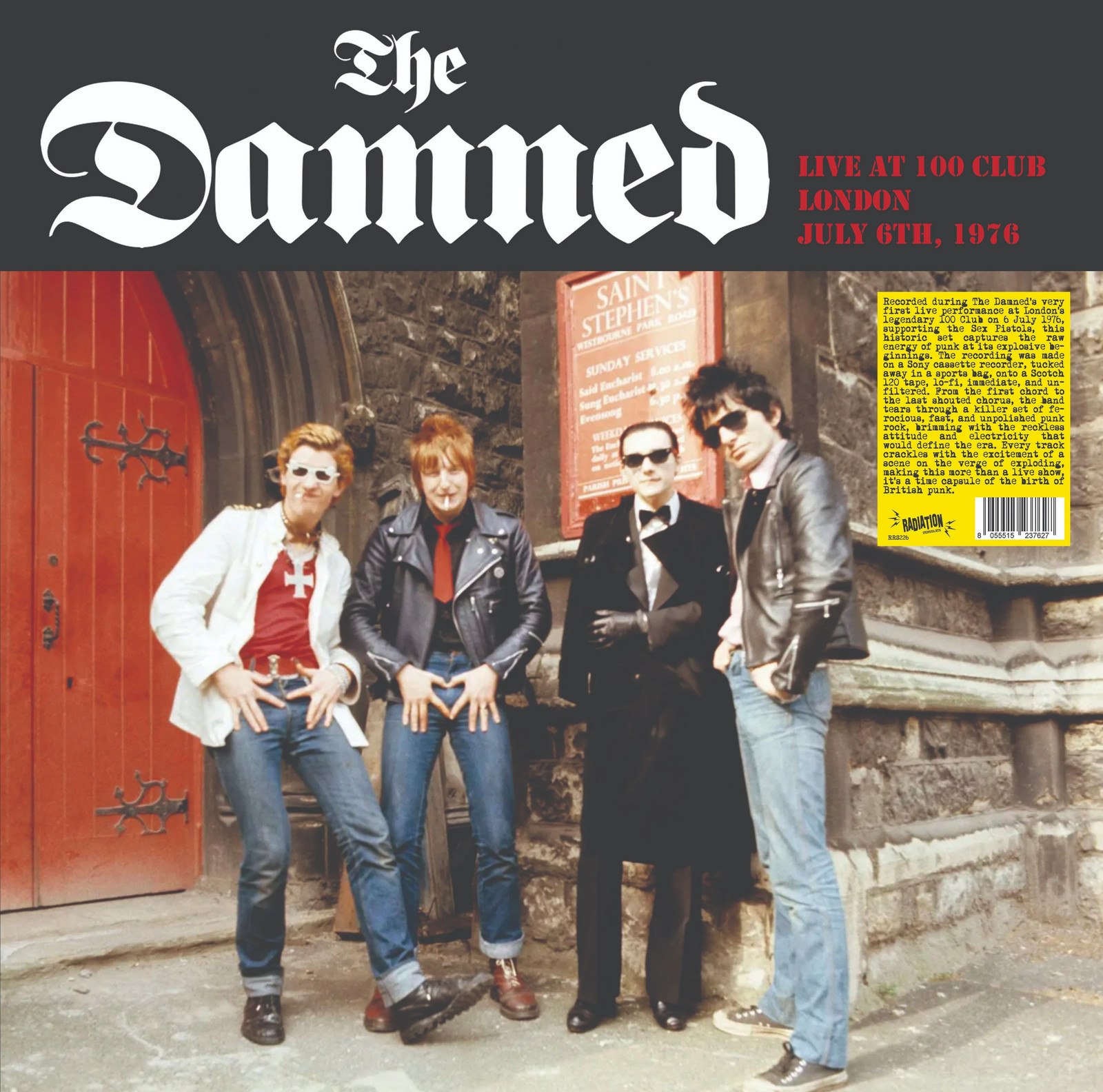Damned | Live At The 100 Club | Vinyl LP - Red
