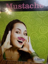 FAKE MOUSTACHE Lot Pink Self Adhesive 9 Costu...