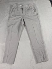 Banana Republic Pants Women's Light Gray High-Rise Slim Ankle Stretch Size 2