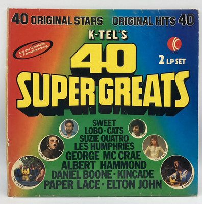 LP - K-Tel's 40 Super Greats
