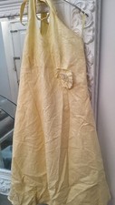 Tk Maxx Yellow Summer Flower Dress New Size L 12/14 RRP £45.00