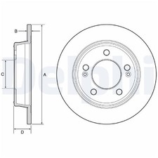 2x Bremsscheibe hinten für KIA CEE-D JD Cerato 3 YD 4 BD Koup PRO | 186532