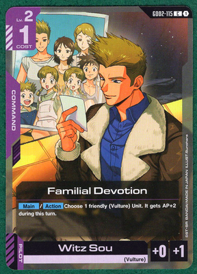 Familial Devotion - Dual Impact GD02-115 - Gundam Card Game TCG | eBay