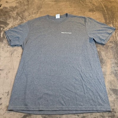 Dell Technologies Short Sleeve T-Shirt Men's Large Tech Company Blue/Gray