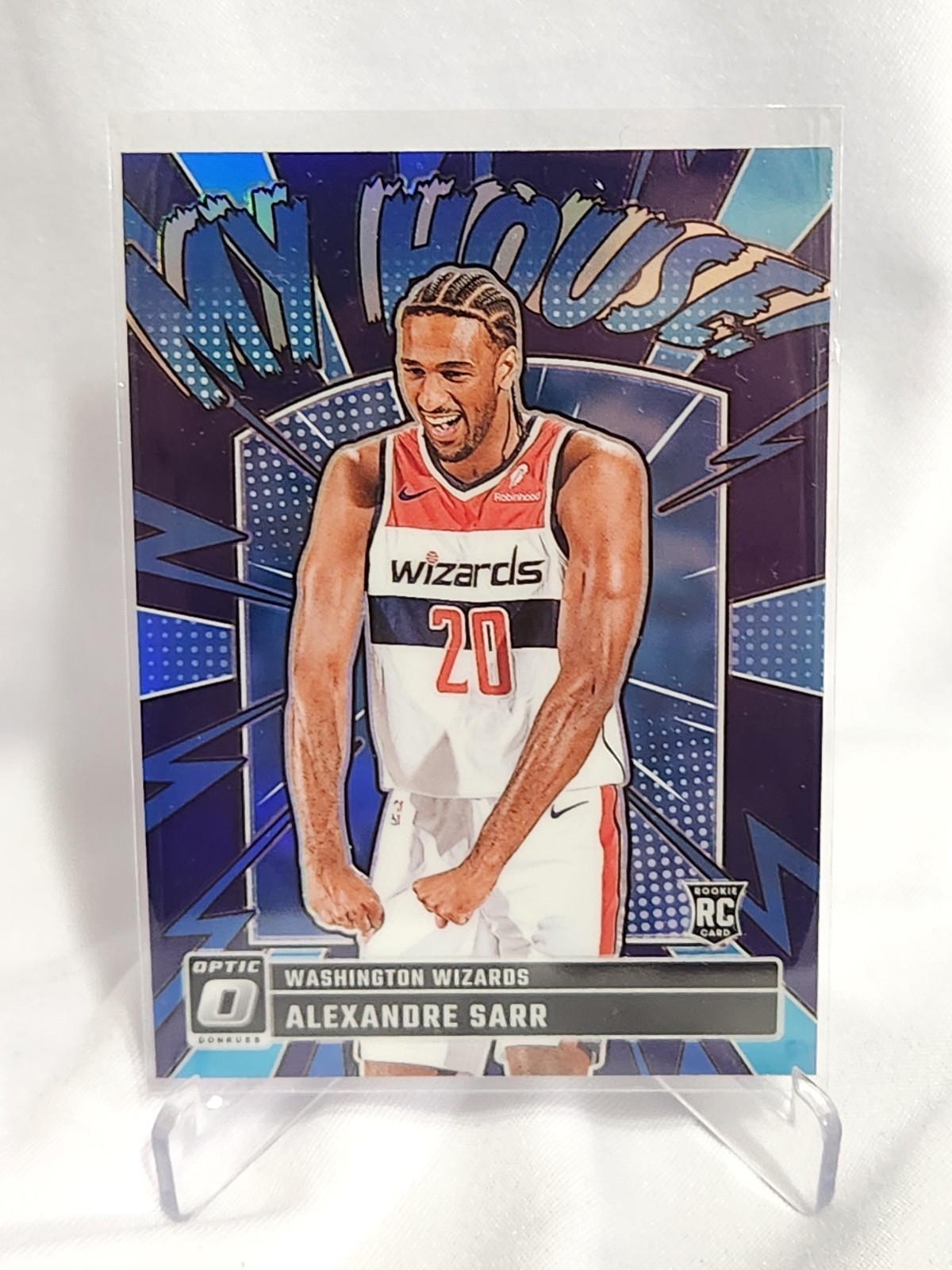 Alexandre Sarr 2024-25 Panini Donruss Optic My House Purple Prizm RC #9