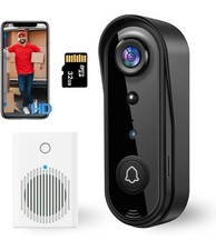 2K Video Doorbell Camera Wireless with Full-Body View