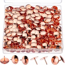 Mr. Pen Thumb Tacks - 500 Pack, Rose Gold, Flat Push Pins for Bulletin Board
