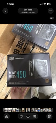 Cooler Master MWE Bronze 450W Power Supply 80+ Bronze