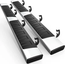07-18 Chevy Silverado GMC Sierra 6.5" Running Boards 82" Side Step Nerf Bar