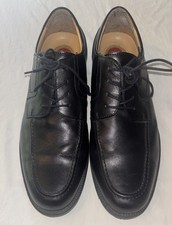 Chaps Ralph Lauren Shoes Black Leather Captoe Oxford Lace Up Dress Mens 12M